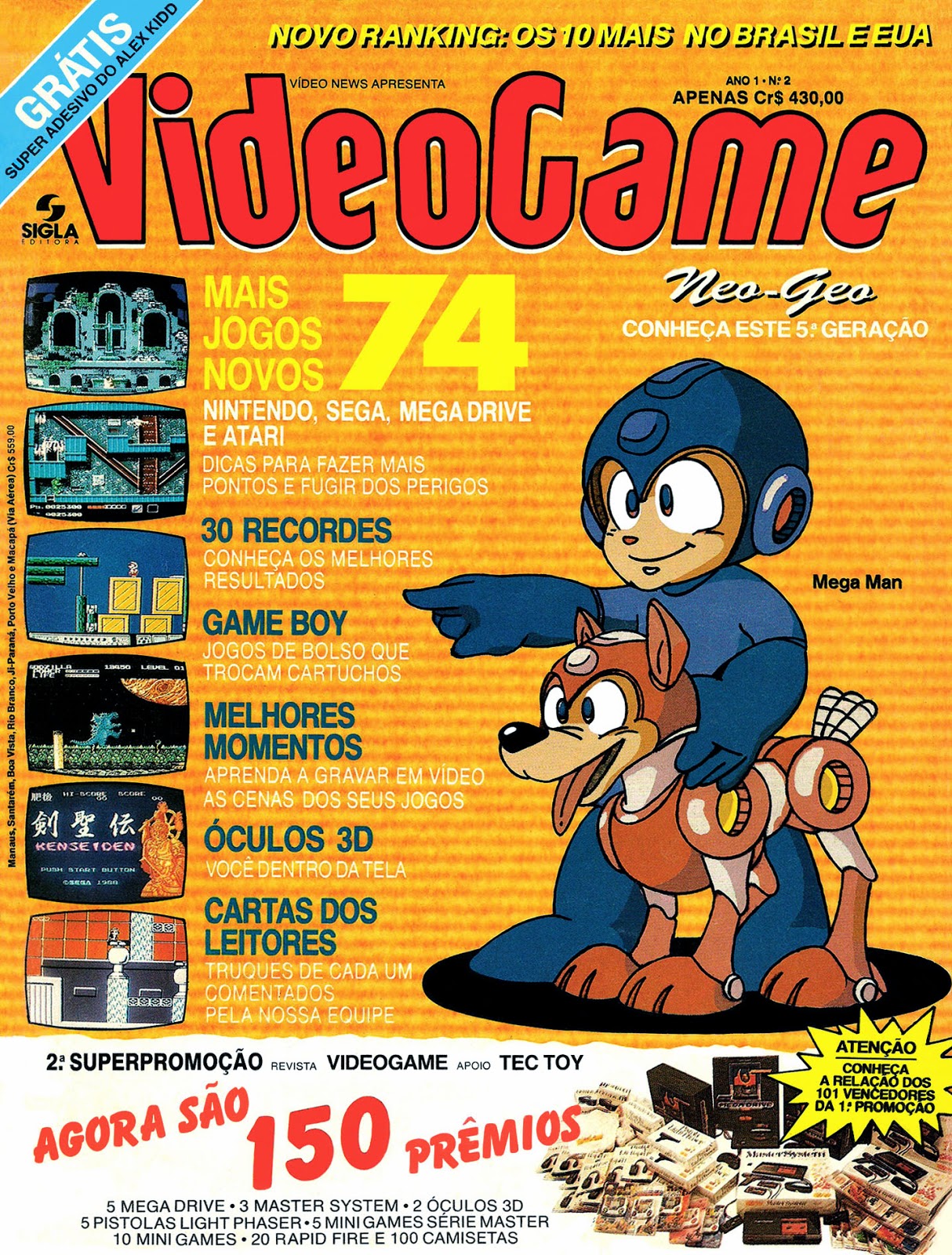 Revista Jogo Véio Nº 2 - Mega Man